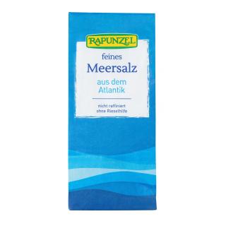 Rapunzel Atlantikmeersalz fein, 500 gr Packung, un