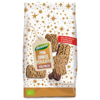 dennree Mini Spekulatius mit Vollmilch, 125 g Pack