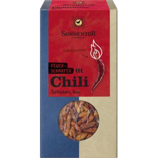 Sonnentor Chili, ganze Schoten, feuerscharf, 25 gr