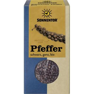 Sonnentor Pfeffer schwarz, ganz, 55 gr Packung