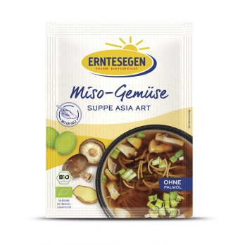 Erntesegen Miso-Gemüse Suppe Asia Art, 37 g Beutel