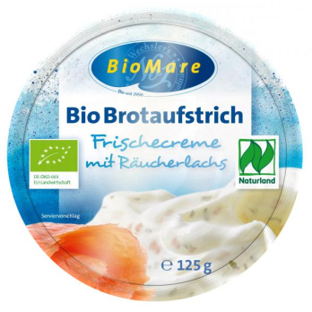 Bio Mare Lachs-Frischecreme, 125 gr Becher