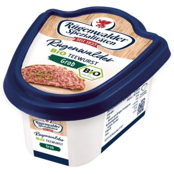 Plüntsch Rügenwalder Teewurst grob, 125 gr Stück