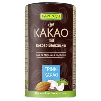Rapunzel Kakao mit Kokosblütenzucker, 250 gr Dose