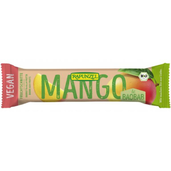 Rapunzel Fruchtschnitte Mango-Baobab, 40 gr Stück