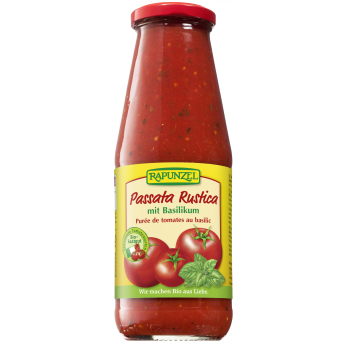 Rapunzel Passata Rustica mit Basilikum, 680 gr Gla