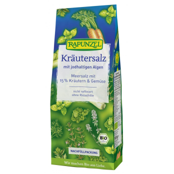 Rapunzel Jodiertes Kräutersalz, Nachfüllpackung, 5