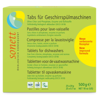 Sonett Spülmaschinen-Tabs, 0,5 kg Packung