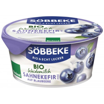 Söbbeke Weidemilch Sahnekefir Blaubeere, 150 gr Be