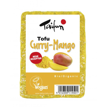 Taifun Tofu Curry-Mango, 200 gr Packung