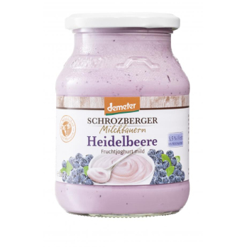 Schrozberg Milchbauern Joghurt Heidelbeere, 500 gr