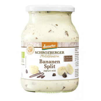 Schrozberger Milchbauern Dem. Bananensplit Joghurt