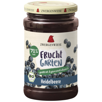 Zwergenwiese FruchtGarten Heidelbeere, 225 gr Glas