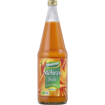 dennree Möhrensaft mit Zitronensaft abgerundet, 1