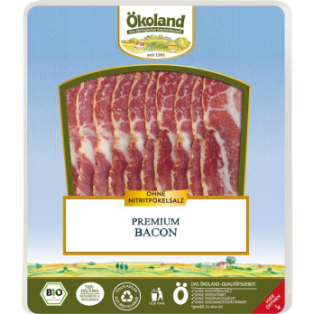 Ökoland Premium-Bacon, 80 gr Packung