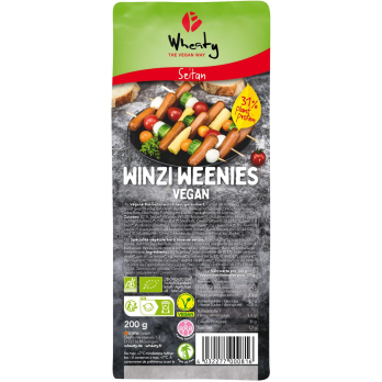 Wheaty Wheaty Veganwurst Winzi-Weenies, 200 gr Pac