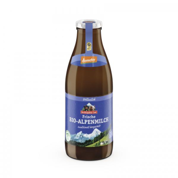 Berchtesg Alpenmilch, 1 ltr Flasche  nicht homogen