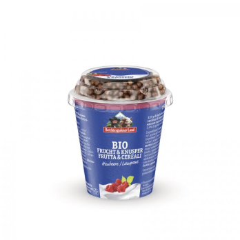 Berchtesg Frucht & Knusper Joghurt Himbeere mit Sc