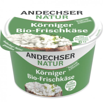 Andechser Natur körniger Frischkäse, 200 gr Becher