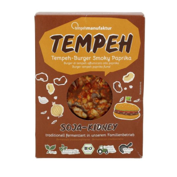 Tempehmanufaktur Tempeh-Burger Smoky Paprika 200g