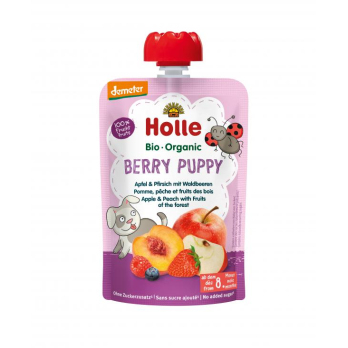 Holle Berry Puppy Apfel & Pfirsich mit Waldbeeren