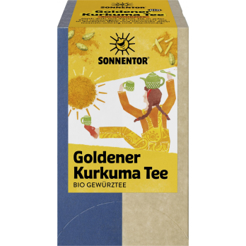Sonnentor Goldener Kurkuma-Tee mit Ingwer und Kard
