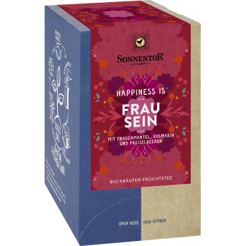 Sonnentor Happiness is... Frau sein, 1,7 gr, 18 Bt